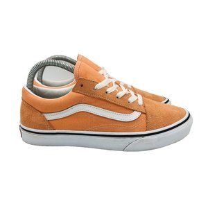 Vans Shoes Womens Size 7.5 Old Skool Peach Suede Canvas Sneakers Juniors Size 6